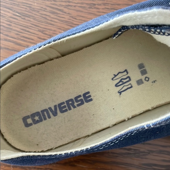 Converse Classic Blue and White Sneakers - Picture 3 of 3